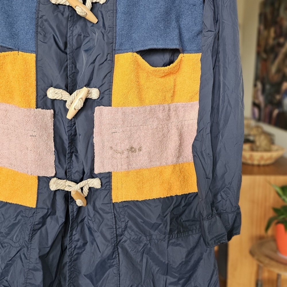 RARE Comme Des Garcons Pile Panel Nylon Duffle Jacket - Picture 3 of 6
